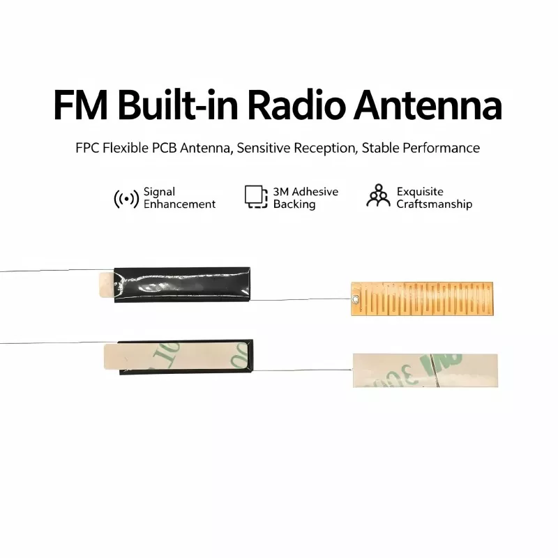 Antenna radio FM incorporata